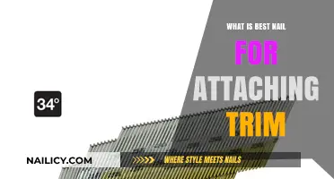 Selecting the Right Nails for Attaching Trim