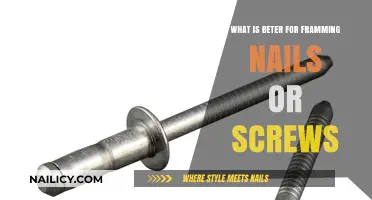 Nails vs. Screws: Which is Best for Framing Projects?