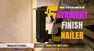 Angled vs. Straight Finish Nailer: Which Tool Wins for Precision?