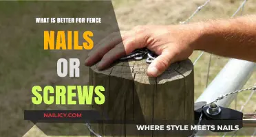 Nails vs. Screws: Which is Best for Building Fences?