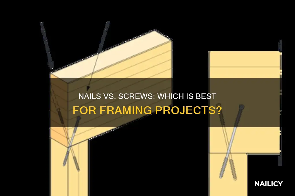 what is better for framing nails or screws