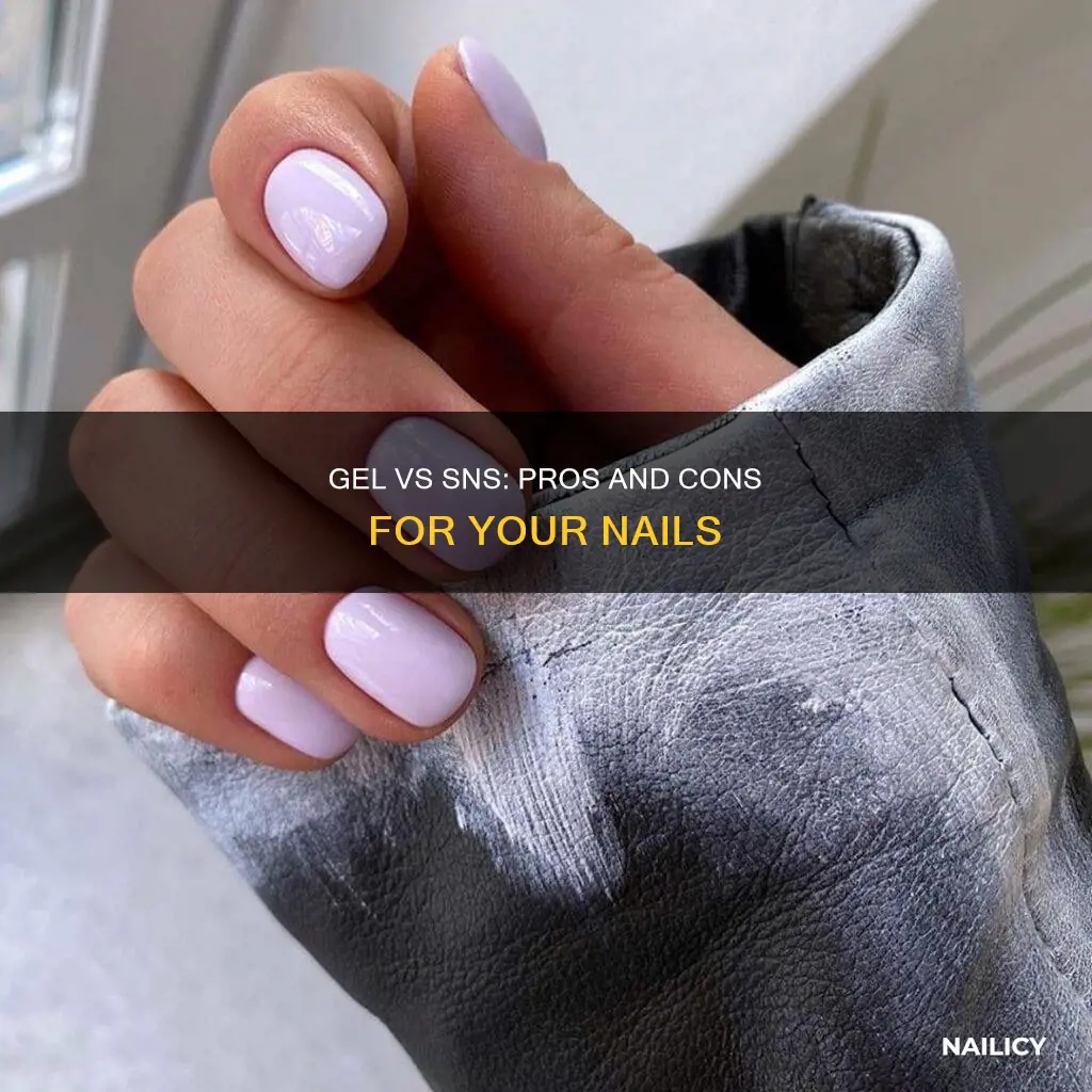 what is better for your nails gel or sns