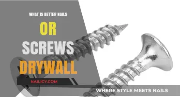 Nails vs. Screws for Drywall: Which Fastener Wins?