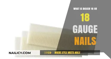 16 vs. 18 Gauge Nails: Which Size is Bigger for Your Project?