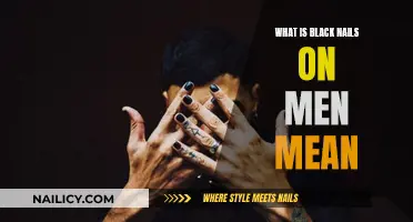 Unveiling the Mystery: Black Nails on Men