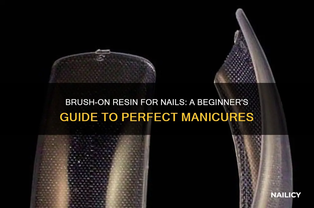 what is brush on resin for nails