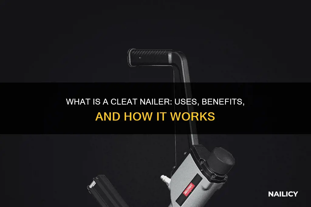 what is cleat nailer