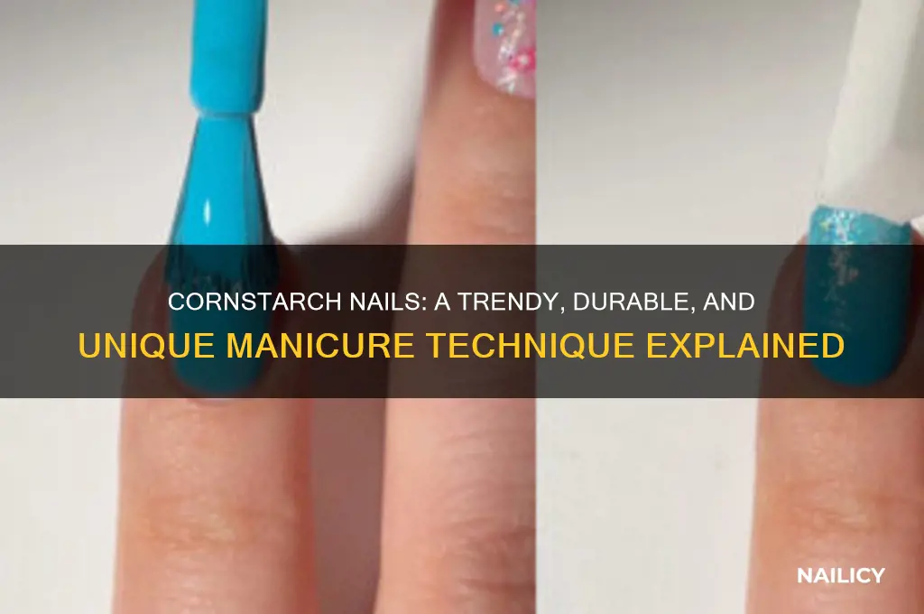 what is cornstarch nails