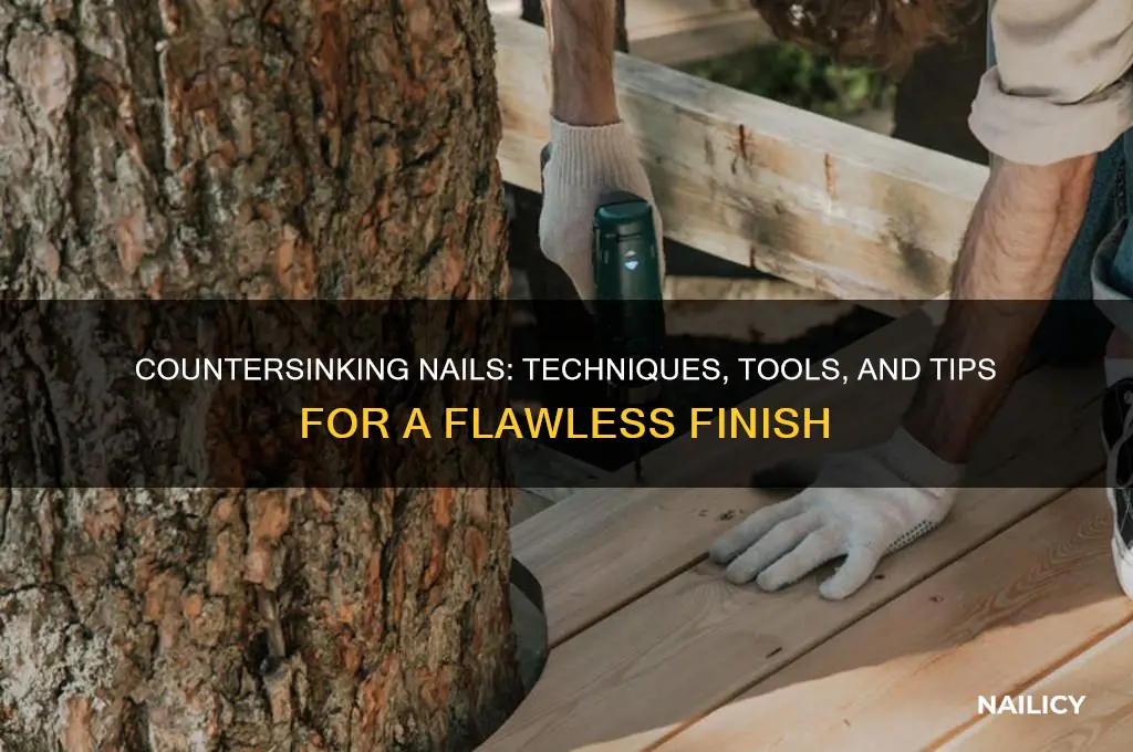 what is countersinking a nail