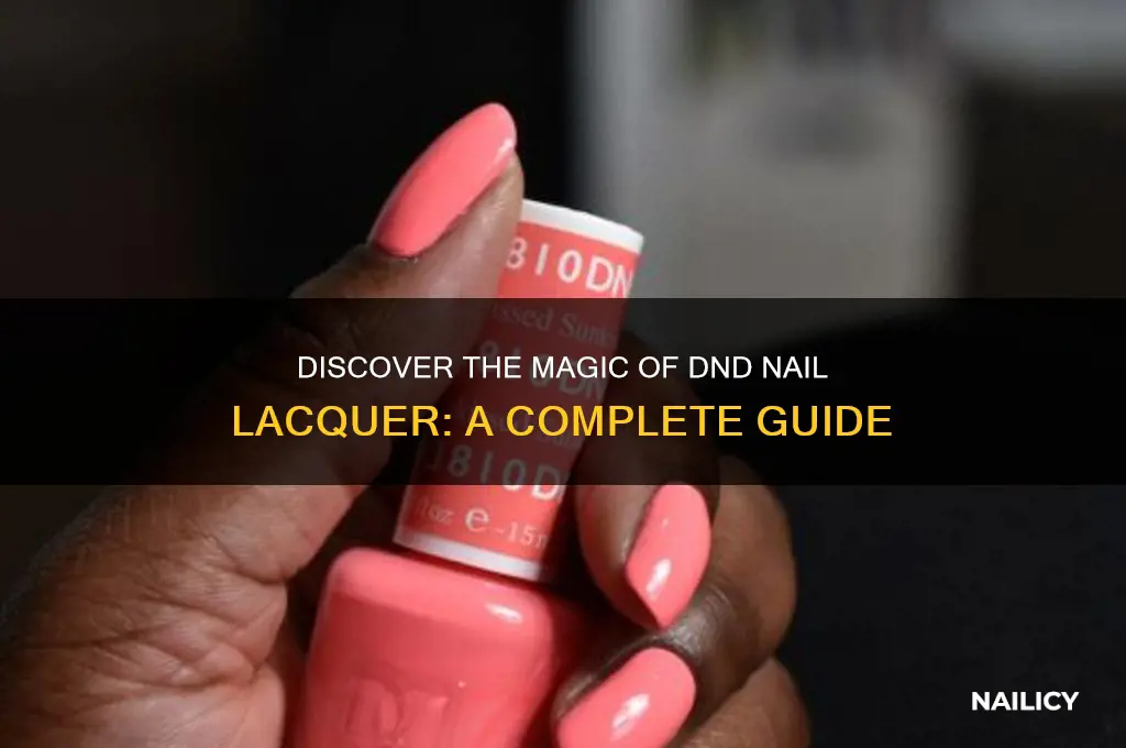 what is dnd nail lacquer