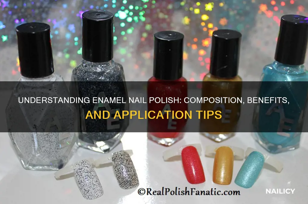 what is enamel nail polish