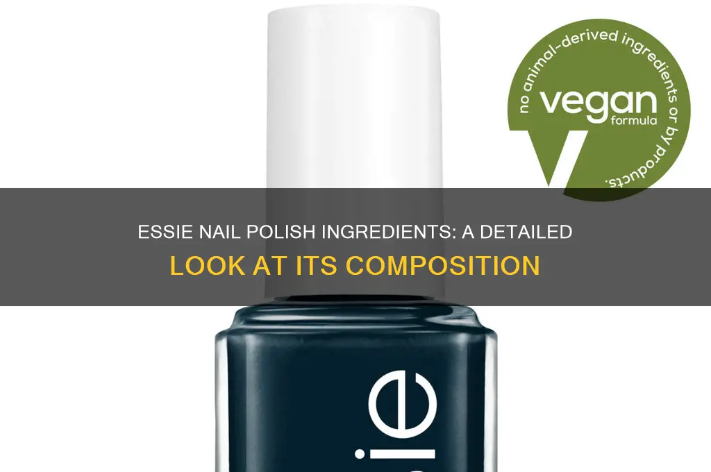 what is essie nail polish made of
