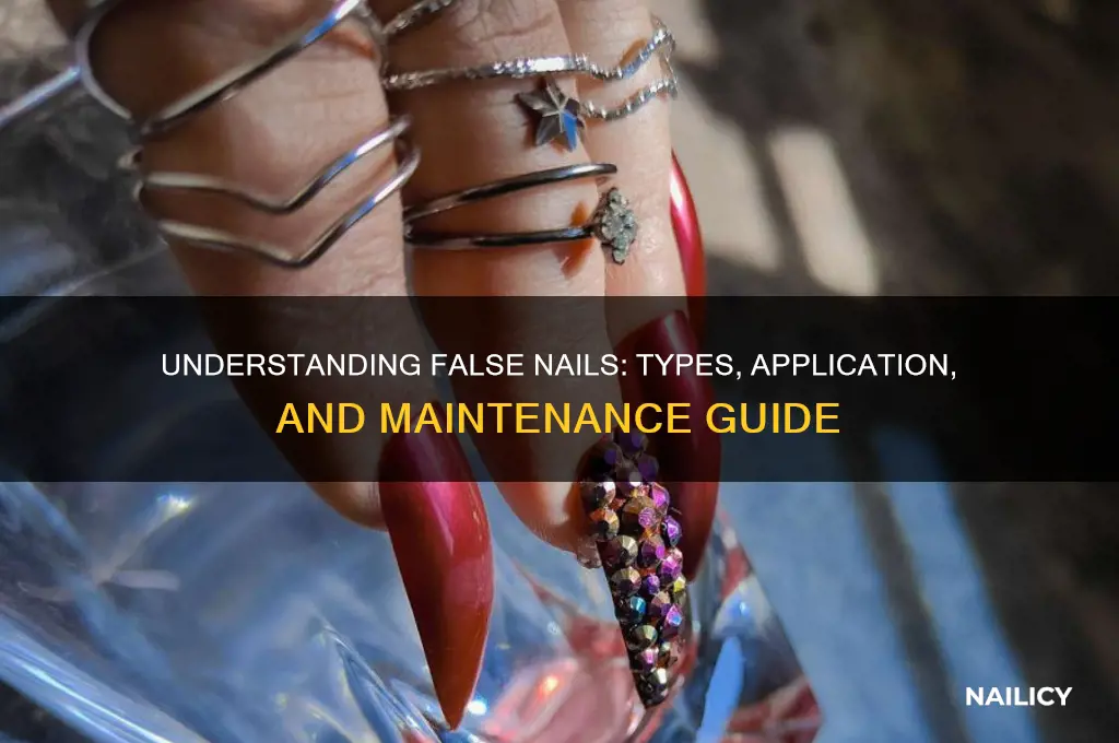 what is false nails
