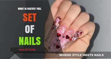 Quickest Full Nail Set Techniques for Stunning Results in Minutes