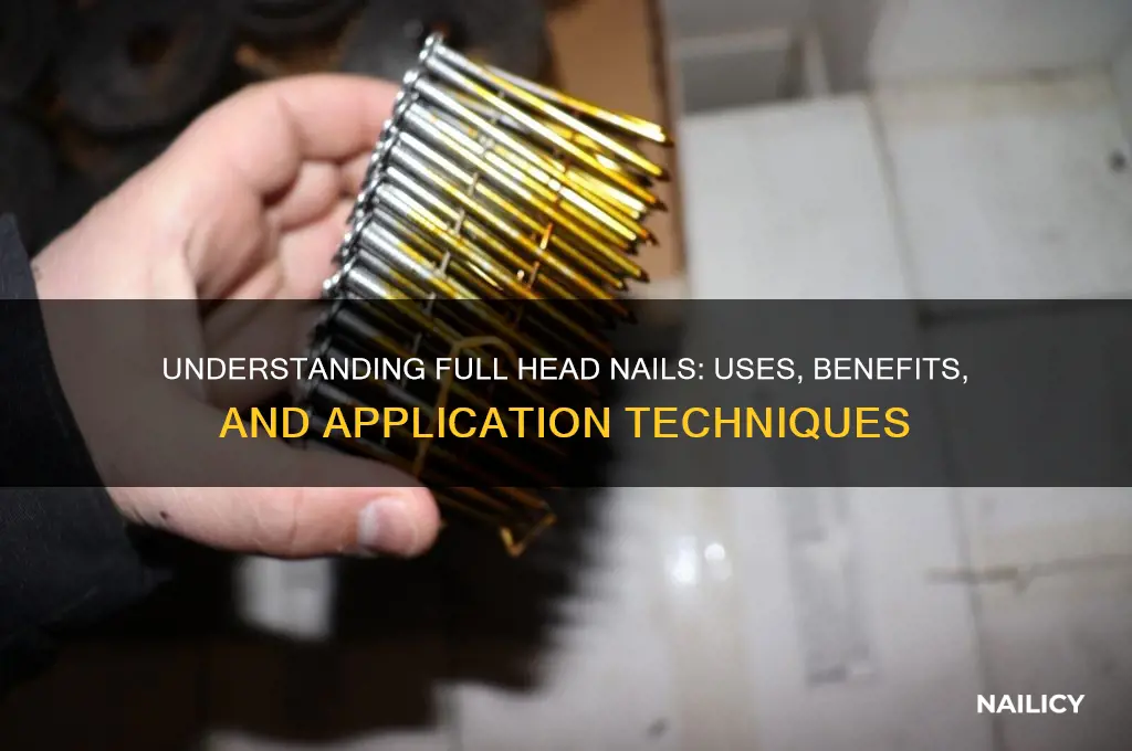 what is full head nail