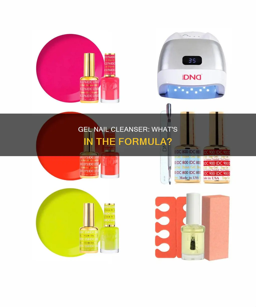 what is gel nail cleanser made of