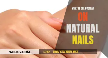 Gel Overlay: Enhancing Natural Nails with a Glossy Finish