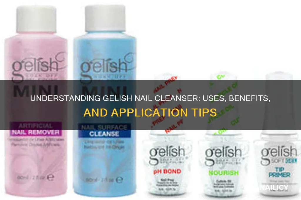 what is gelish nail cleanser