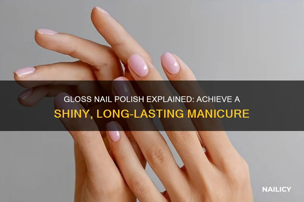 what is gloss nail polish