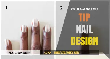 Half Moon with Tip Nail Design: A Classic Manicure Trend Explained
