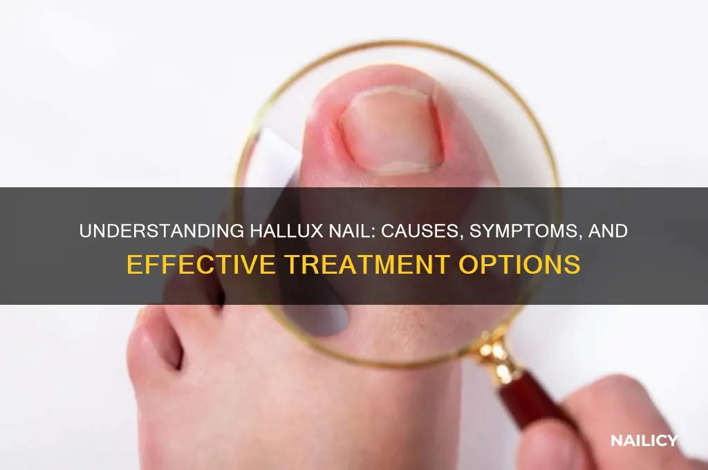 what is hallux nail