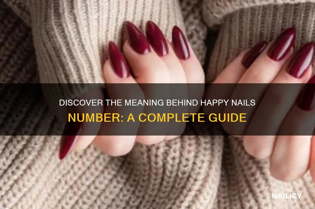 what is happy nails number