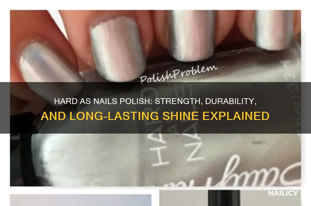 what is hard as nails nail polish