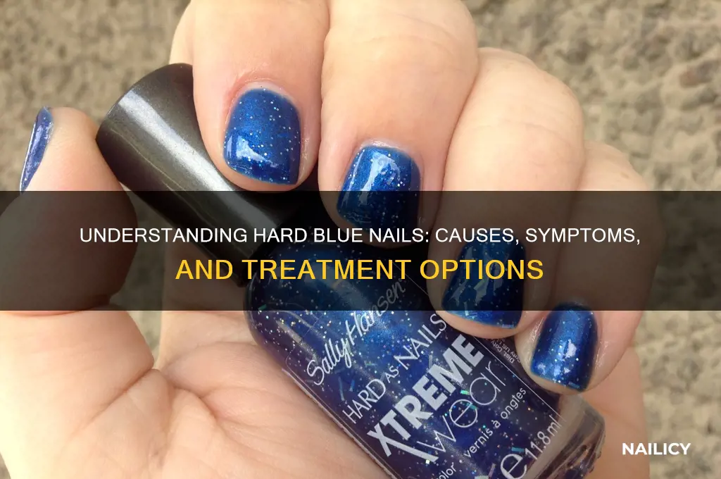 what is hard blue nails