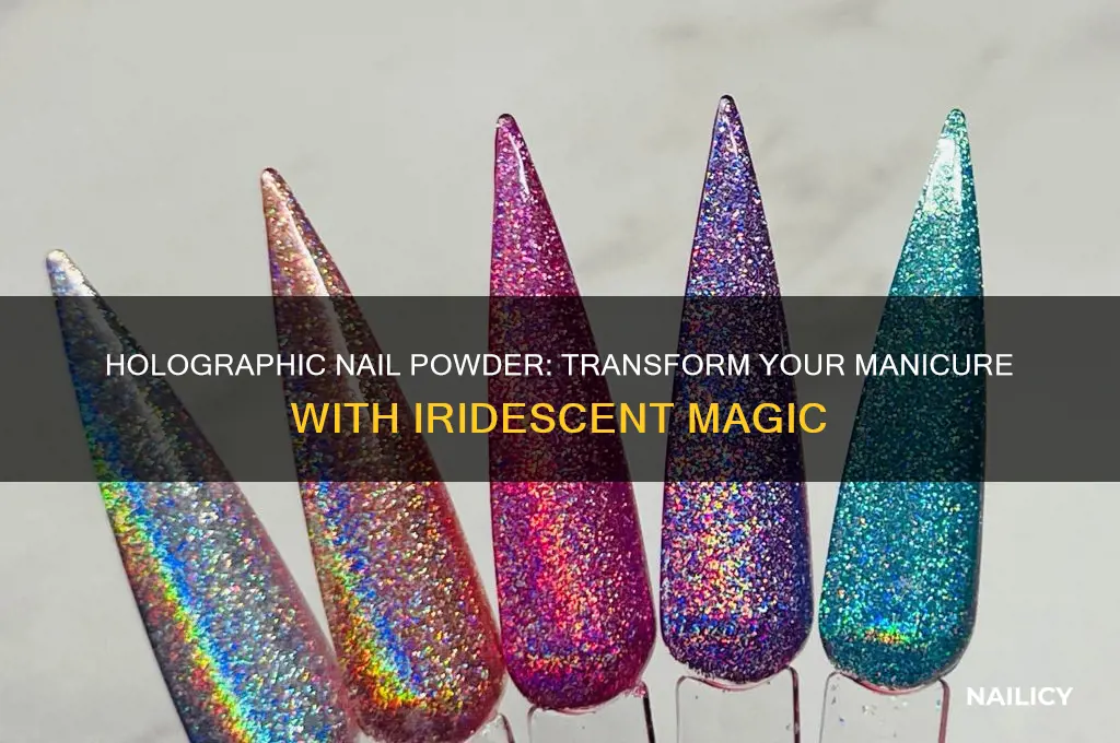 what is holographic nail powder