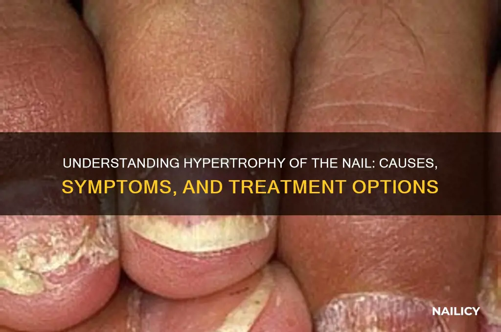 what is hypertrophy of nail
