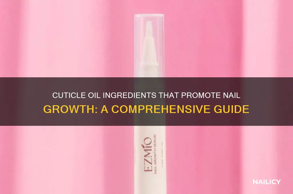 what is in cuticle oil that makes nails grpw