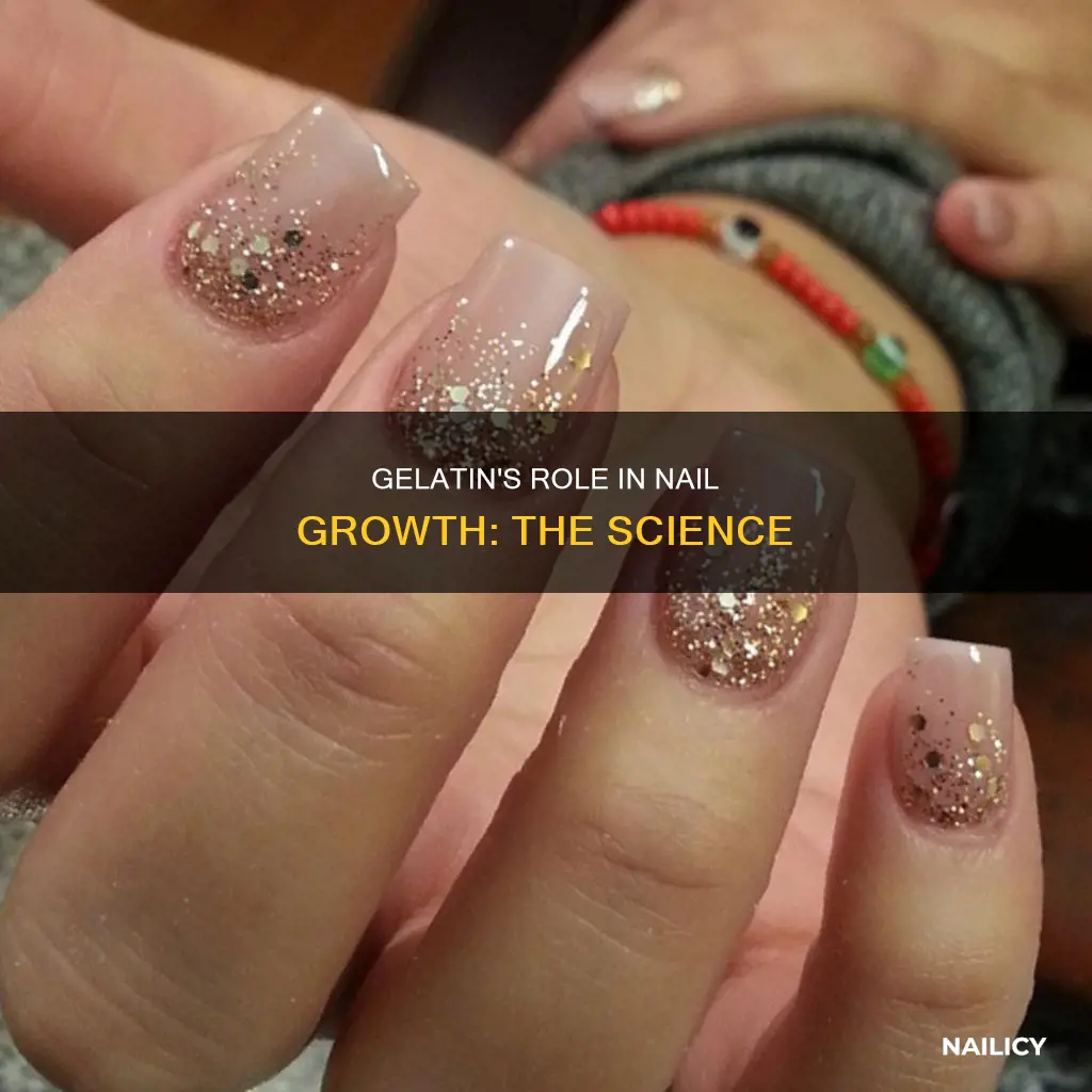 what is in jello that makes nails grow