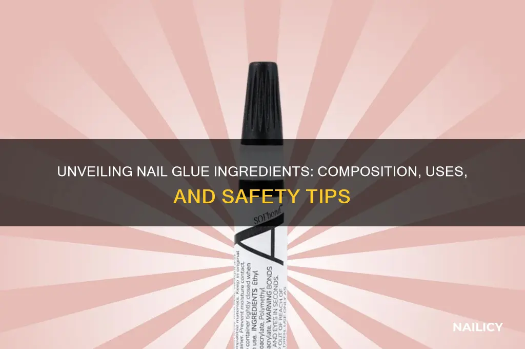what is in nail glue
