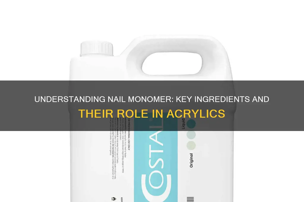 what is in nail monomer