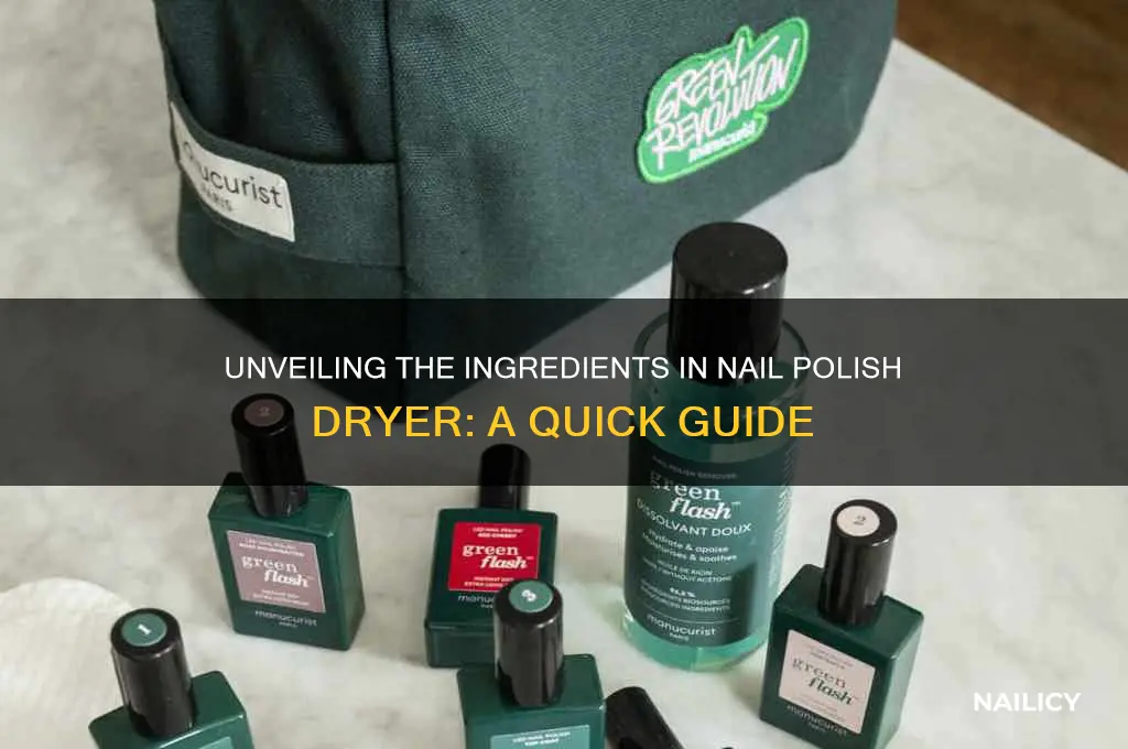 what is in nail polish dryer