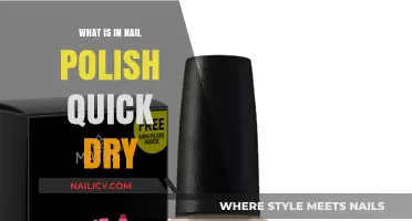 Quick Dry Nail Polish Ingredients: What Speeds Up Drying Time?