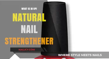 OPI Natural Nail Strengthener Ingredients: What's Inside for Stronger Nails?