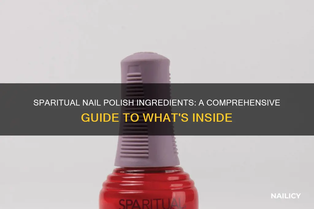 what is in sparitual nail polish