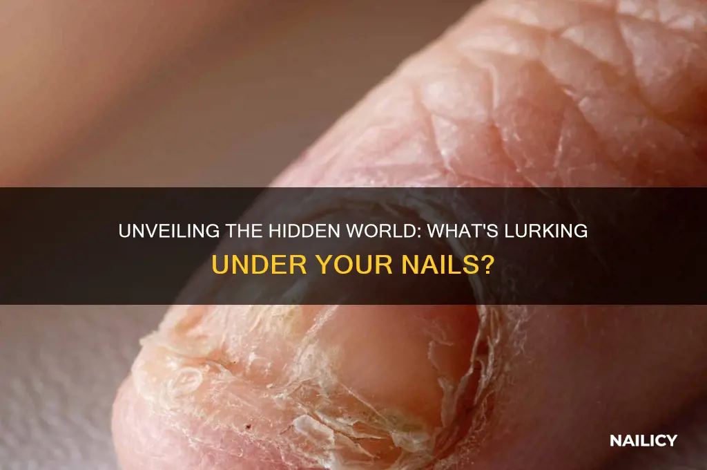 what is in the stuff under your nails