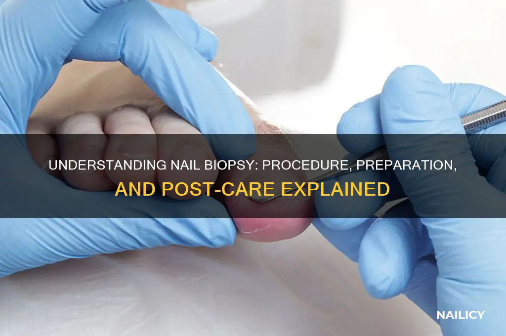 what is involved in a nail biopsy