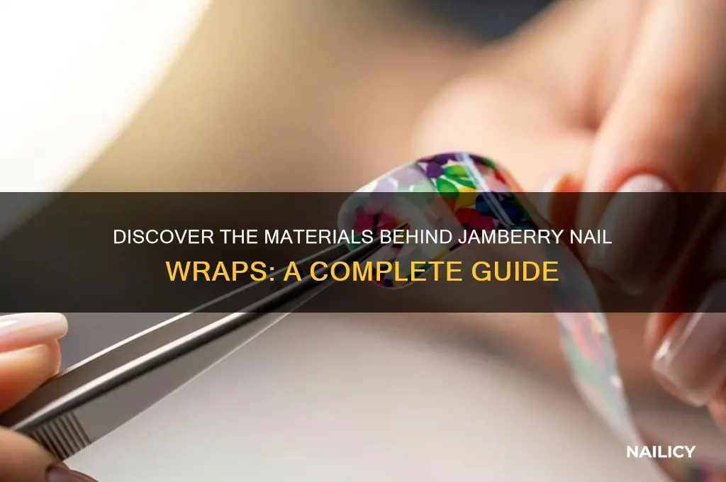 what is jamberry nail wraps made of