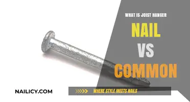 Joist Hanger Nail vs Common Nail: Key Differences Explained