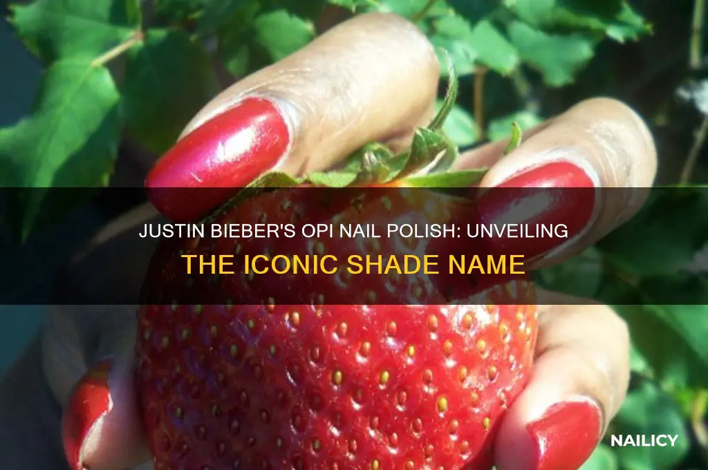what is justin nail polish called by opi