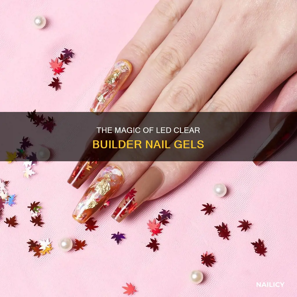 what is led clear builder nail gel used for