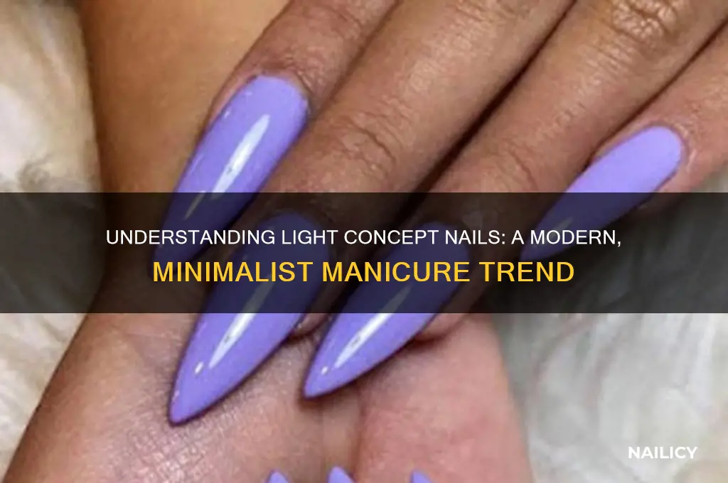 what is light concept nails