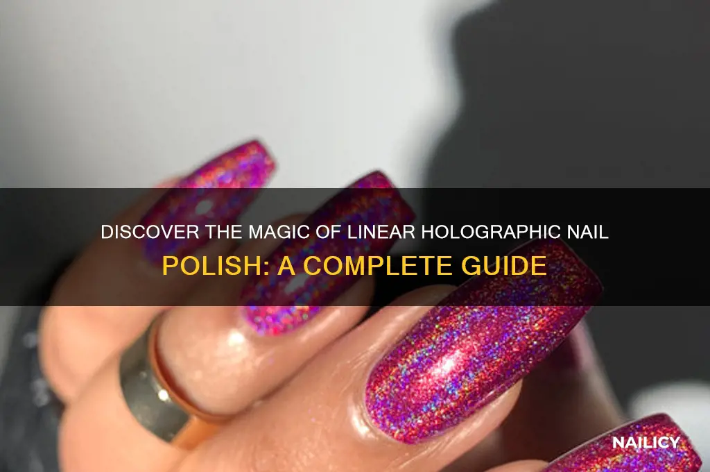 what is linear holographic nail polish