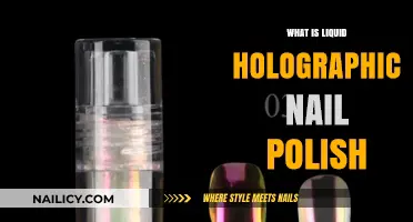 Liquid Holographic Nail Polish: A Shimmering, Multi-Dimensional Manicure Trend