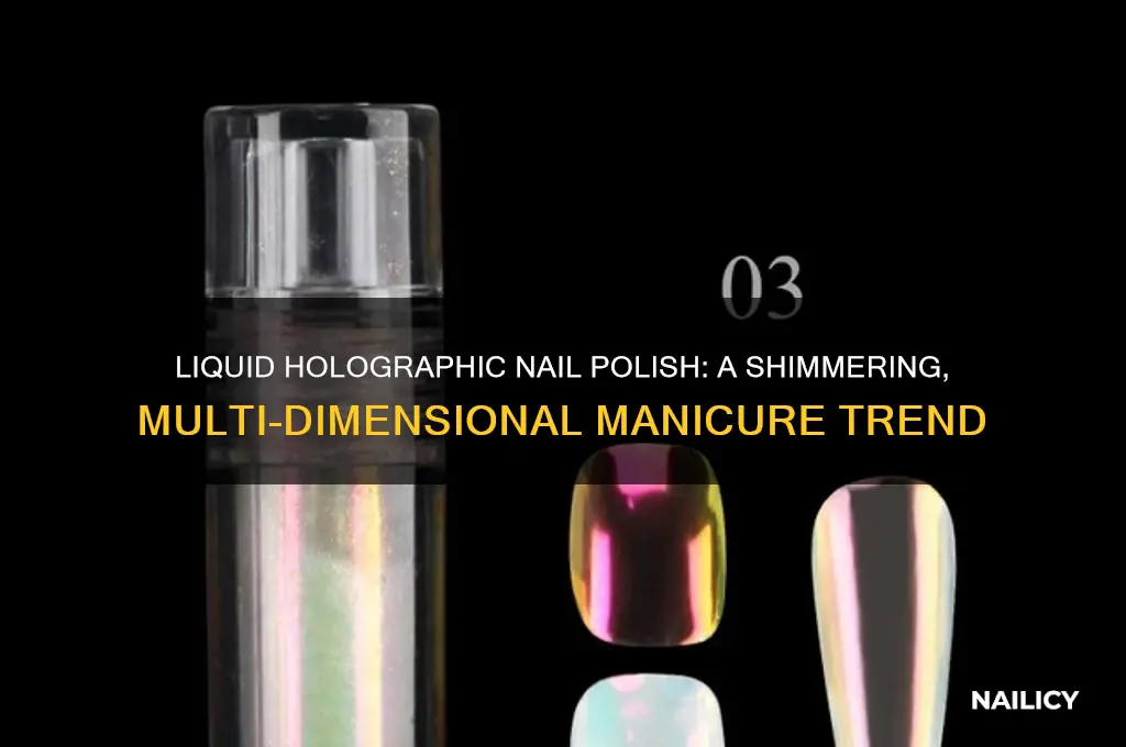 what is liquid holographic nail polish