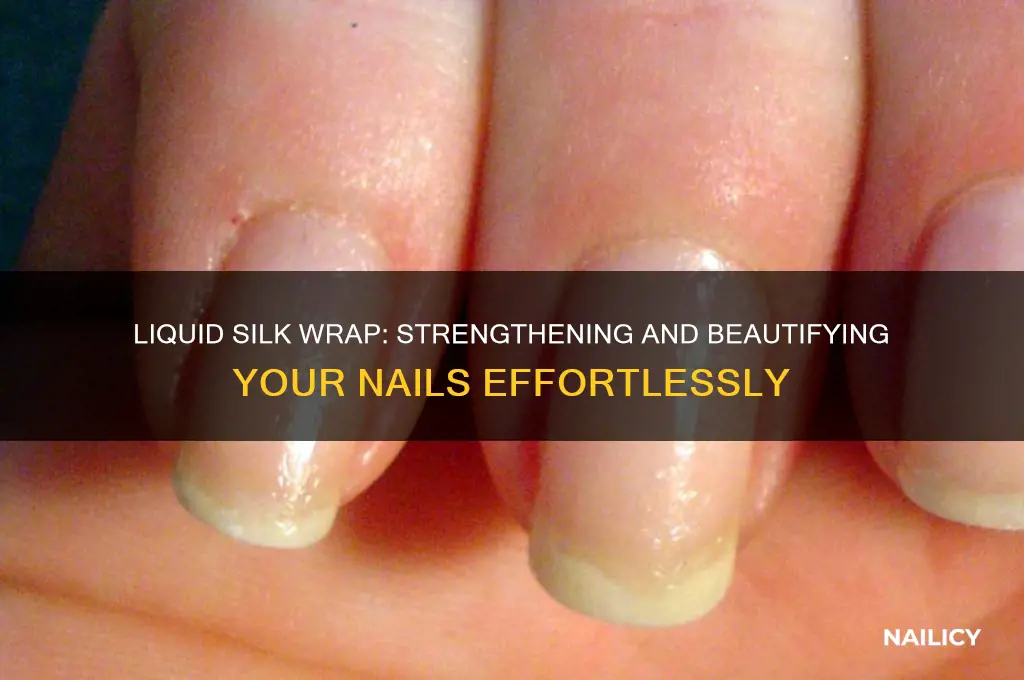 what is liquid silk wrap for nails