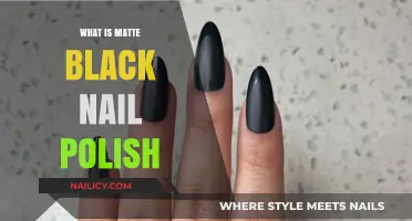 Matte Black Nail Polish: A Trendy, Edgy, and Timeless Manicure Choice